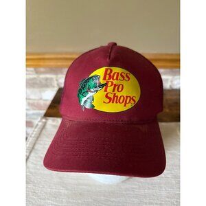 Bass Pro Shops Trucker Hat One Size Red Mesh Snapback Cap